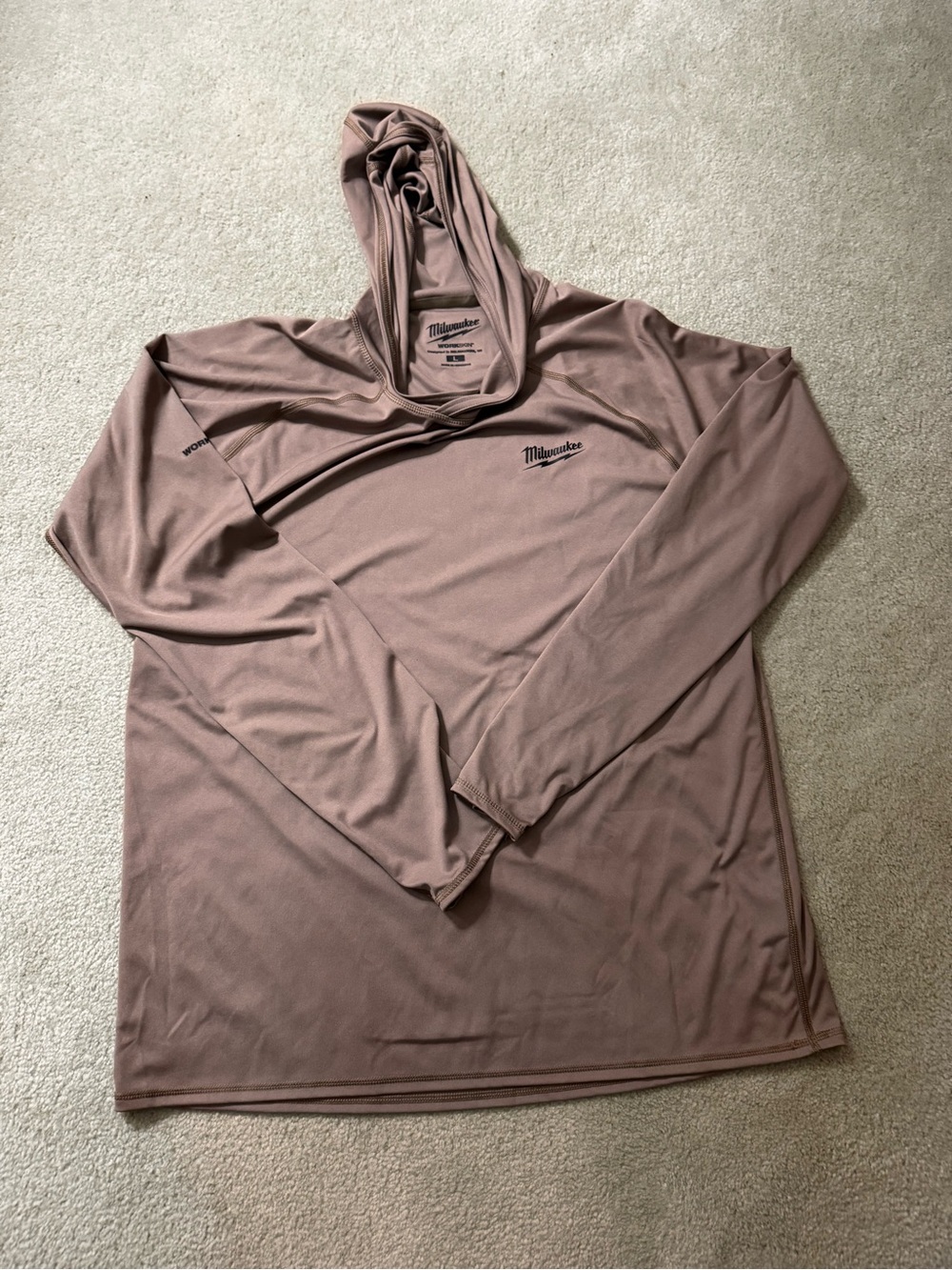 Milwaukee Performance Hooded Long-Sleeve Shirt - Mauve